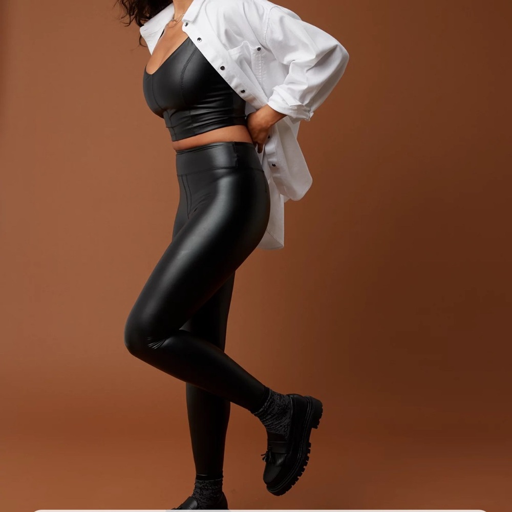 Offline by Aerie Real Luxe Faux Leather Leggings